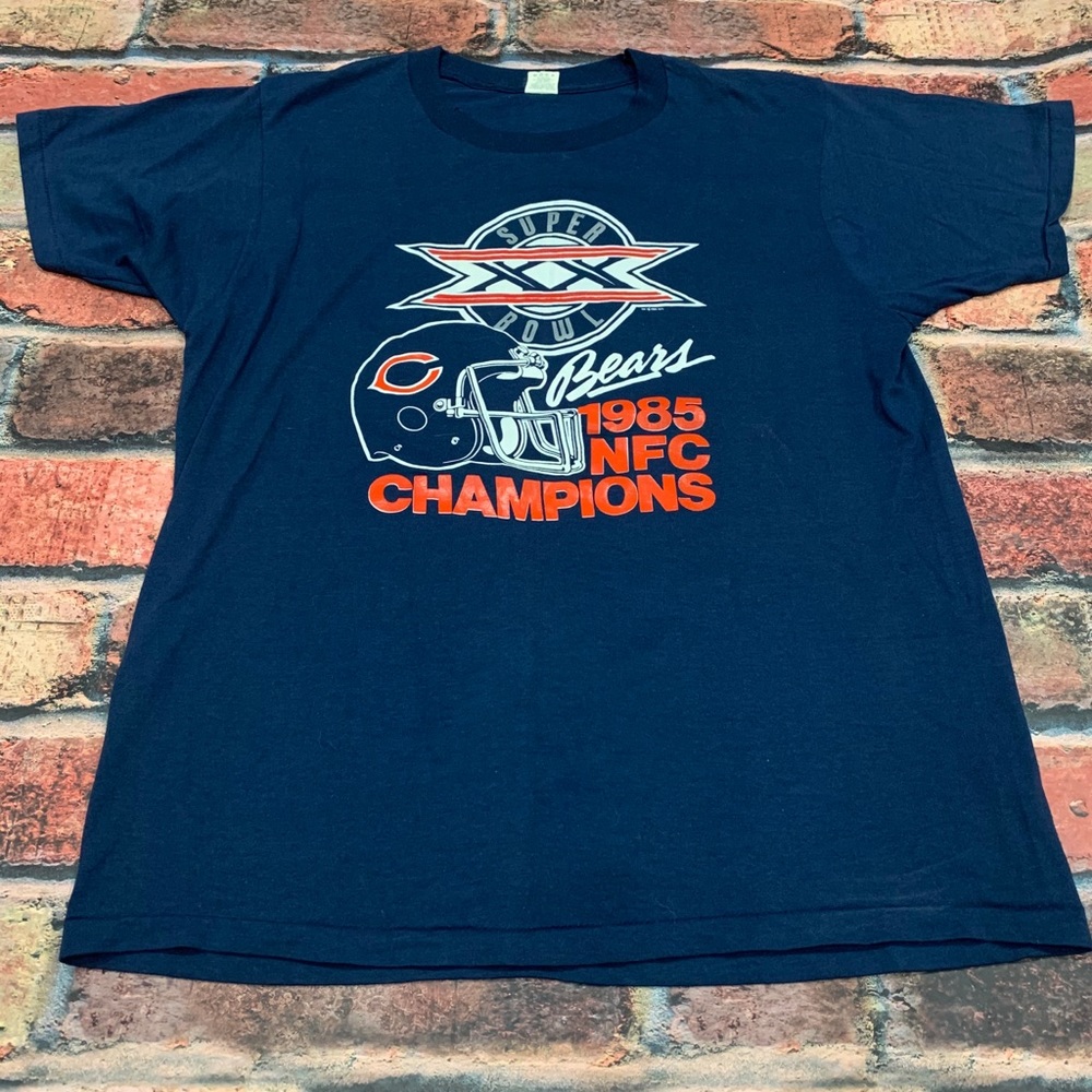 Vintage Chicago Bears 1985 Screen Stars Shirt